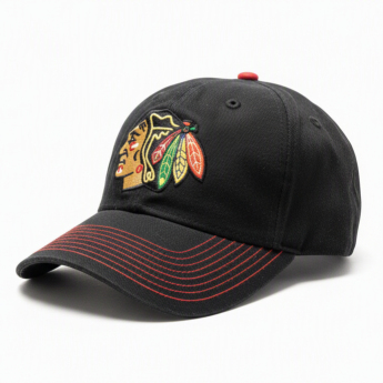Chicago Blackhawks čiapka baseballová šiltovka NHL Value Stitched Black/Red