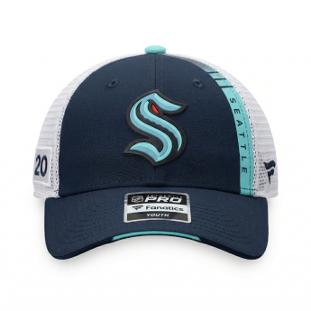 Seattle Kraken detská čiapka baseballová šiltovka NHL 2022 Draft Authentic Pro On Stage Trucker Adjustable