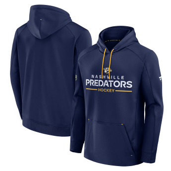 Nashville Predators pánska mikina s kapucňou Authentic Pro Rink Poly Fleece POH