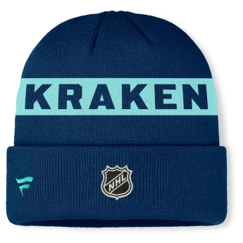 Seattle Kraken zimná čiapka Authentic Pro A/Cap Cuffed inscription