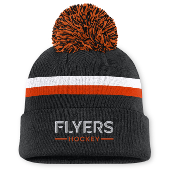 Philadelphia Flyers dámska zimná čiapka Authentic Pro W/Cap Cuffed Pom Beanie