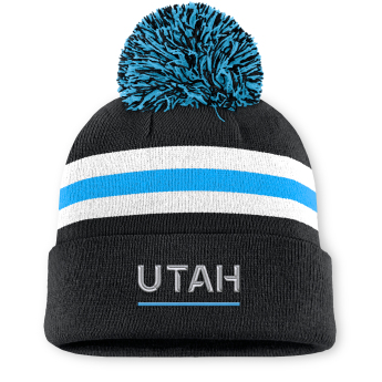 Utah Hockey Club dámska zimná čiapka Authentic Pro W/Cap Cuffed Pom Beanie