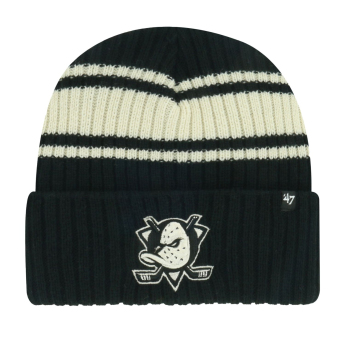 Anaheim Ducks zimná čiapka Harbor Stripe 47 Cuff Knit Black