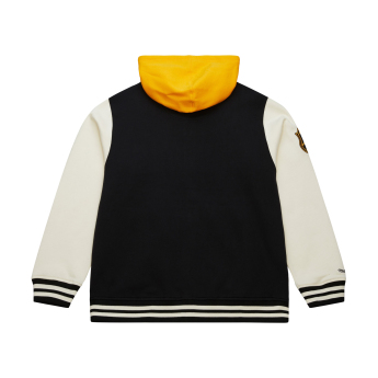Pittsburgh Penguins pánska mikina s kapucňou Courtside Fleece Button Front Current Logo