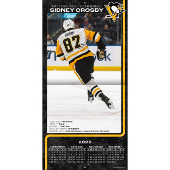 Pittsburgh Penguins kalendár #87 Sidney Crosby 2026 Wall