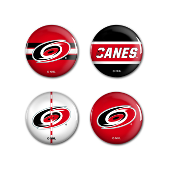 Carolina Hurricanes odznak Button 4 Pack
