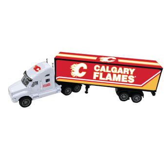 Calgary Flames kamión 18-Wheeler Big Rig Truck White