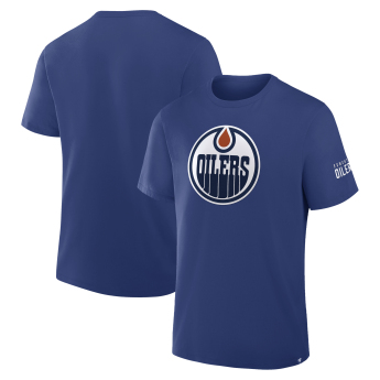 Edmonton Oilers pánske tričko Hat Trick blue