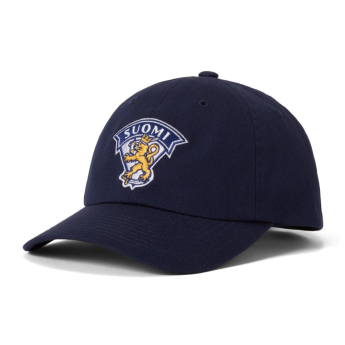 Hokejové reprezentácie čiapka baseballová šiltovka Finland Flag navy