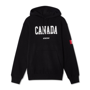 Hokejové reprezentácie pánska mikina s kapucňou Canada Flag black