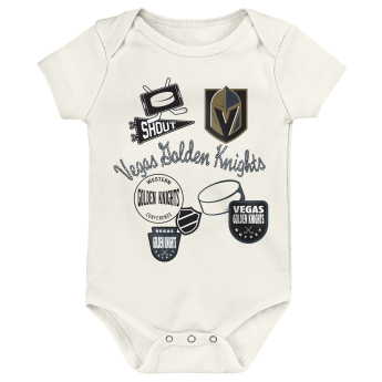 Vegas Golden Knights detské body Littlest Player 3Pk Creeper Se1