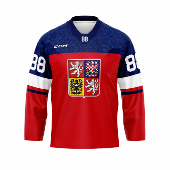 Hokejové reprezentácie hokejový dres Czech republic Olymp 2026 David Pastrňák red