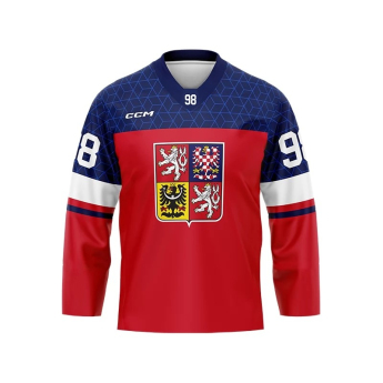 Hokejové reprezentácie hokejový dres Czech republic Olymp 2026 Martin Nečas red