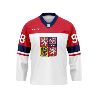 Hokejové reprezentácie hokejový dres Czech republic Olymp 2026 Martin Nečas white