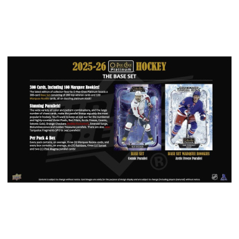 NHL boxy hokejové karty NHL 2025-26 Upper Deck O-Pee-Chee Platinum Hobby Box