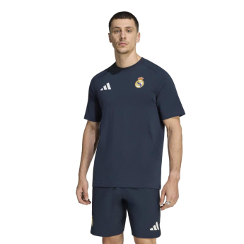 Tričko REAL MADRID Tiro Travel navy