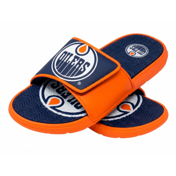Edmonton Oilers pánske šľapky Colorblock Slipper
