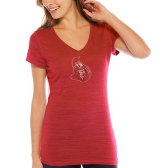 Ottawa Senators dámske tričko red Sequin Logo