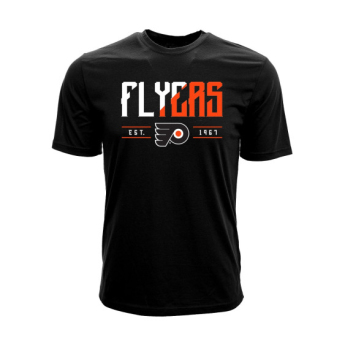 Philadelphia Flyers pánske tričko NHL Levelwear Splitter black