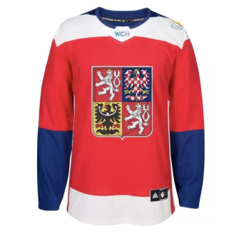 Hokejové reprezentácie hokejový dres Czech republic Adidas World Cup 2016 Authentic Jersey red