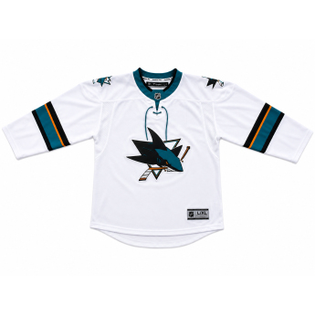 San Jose Sharks detský hokejový dres NHL Premier White Away Laces