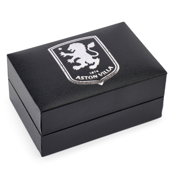 Aston Villa manžetové gombíky Silver Plated Formed Cufflinks