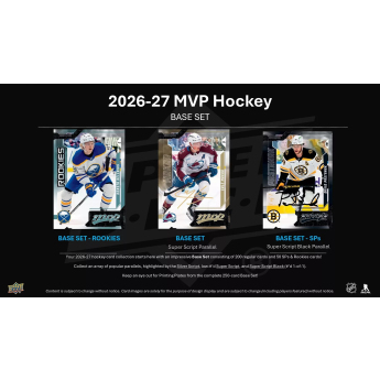 NHL produkty hokejové karty NHL 2026-27 Upper Deck MVP Hockey Hobby Box