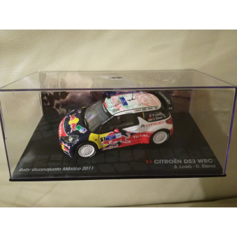 Modely áut a motoriek model 1/43 Citroen DS3 WRC Red Bull S. Loeb Winner Rally Mexico 2011