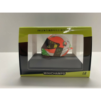 Modely áut a motoriek model prilby 1/8 Valentino Rossi MotoGP Mugello 2018