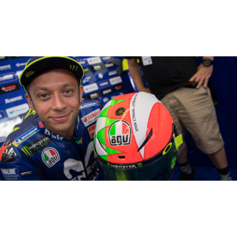 Modely áut a motoriek model prilby 1/8 Valentino Rossi MotoGP Mugello 2018