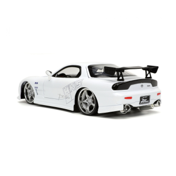 Modely áut a motoriek model 1/24 Fast & Furious Mazda RX-7 White
