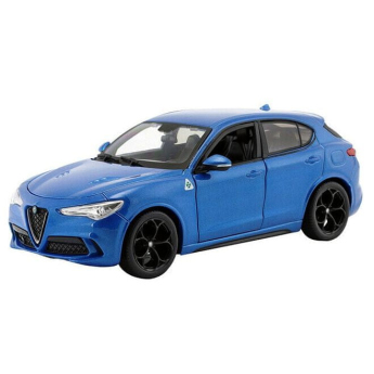 Modely áut a motoriek model 1/24 Alfa Romeo Stelvio Q4 Quadrifoglio blue
