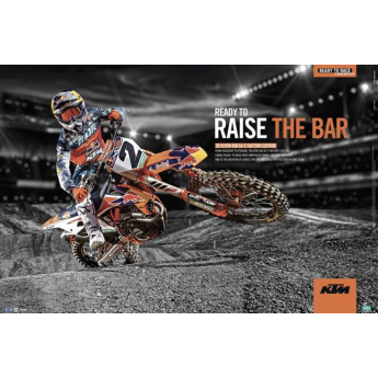 Modely áut a motoriek model 1/10 KTM Red Bull 450 SX-F  C. Webb