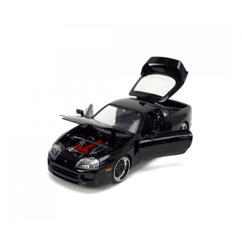 Modely áut a motoriek model 1/24 Fast & Furious Toyota Supra black