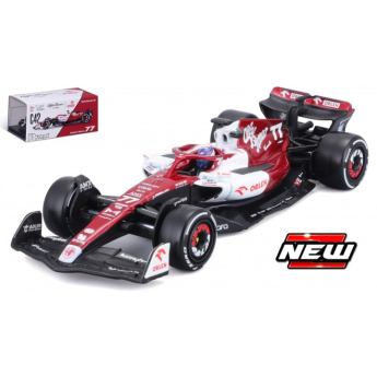 Model Alfa Romeo Orlen F1 C42 BBurago #77 Valtteri Bottas 2022 1:43 Signature