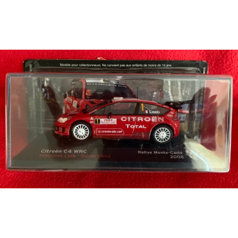 Modely áut a motoriek model 1/43 Citroen C4 WRC Loeb Monte Carlo