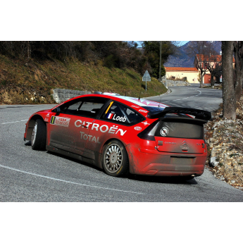 Modely áut a motoriek model 1/43 Citroen C4 WRC Loeb Monte Carlo
