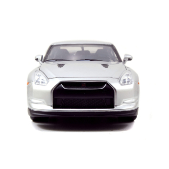 Modely áut a motoriek model 1/24 Fast & Furious Nissan GT-R Silver 2009 Brian