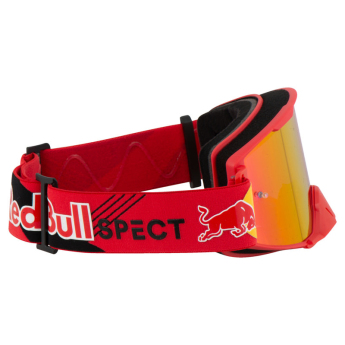 Red Bull Racing motokrosové okuliare STRIVE S red with red lenses