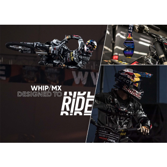 Red Bull Racing motokrosové okuliare WHIP, white with clear glass