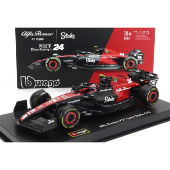 Modely áut a motoriek model 1/43 Alfa Romeo F1 C43 Guanyu Zhou #24 2023 Signature