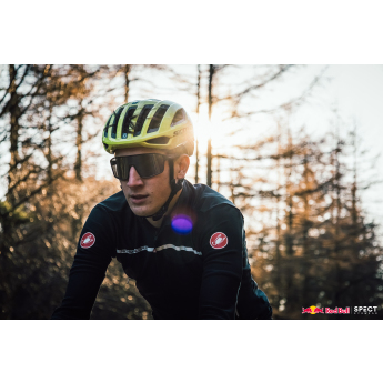 Red Bull Racing slnečné okuliare DASH Matte Gray with Green-Gold Glass