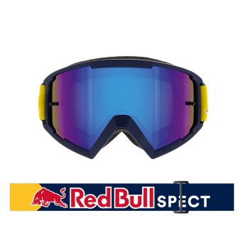 Red Bull Racing motokrosové okuliare WHIP dark blue with blue lenses