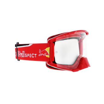 Red Bull Racing motokrosové okuliare STRIVE red with clear glass