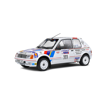 Modely áut a motoriek model 1/18 Peugeot 205 GTI Colin McRae Lombard Rally 1988