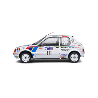 Modely áut a motoriek model 1/18 Peugeot 205 GTI Colin McRae Lombard Rally 1988