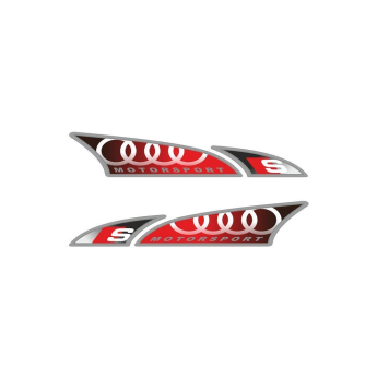 Audi F1 set samolepiek 3D logo big 2026