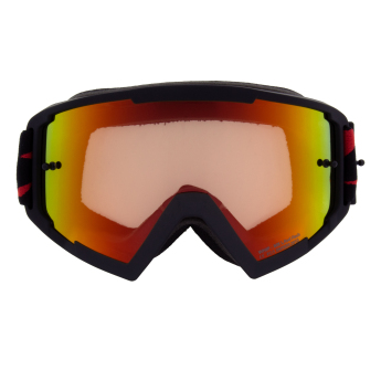 Red Bull Racing motokrosové okuliare WHIP, black with red and yellow lenses