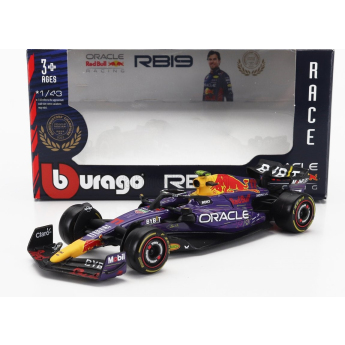 Model Red Bull F1 RB19 BBurago #11 Sergio Perez 2023 1:43 SE Las Vegas GP