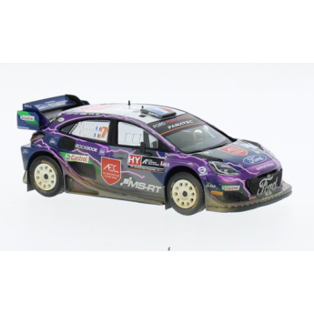 Modely áut a motoriek model 1/43 Ford Puma Rally1, No.7, Rallye WM, Rally Acropolis, Dirty Version, P.-L. Loubet/V.Landais, 2022